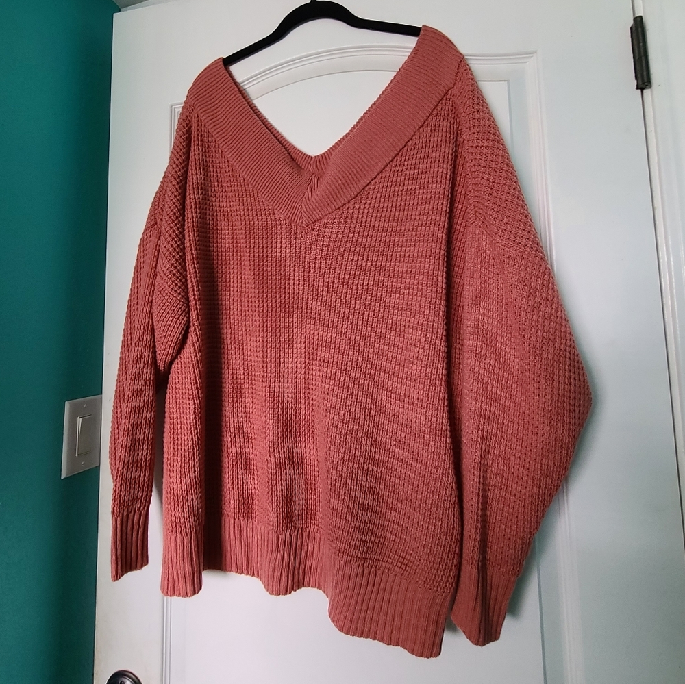 V neck sweater